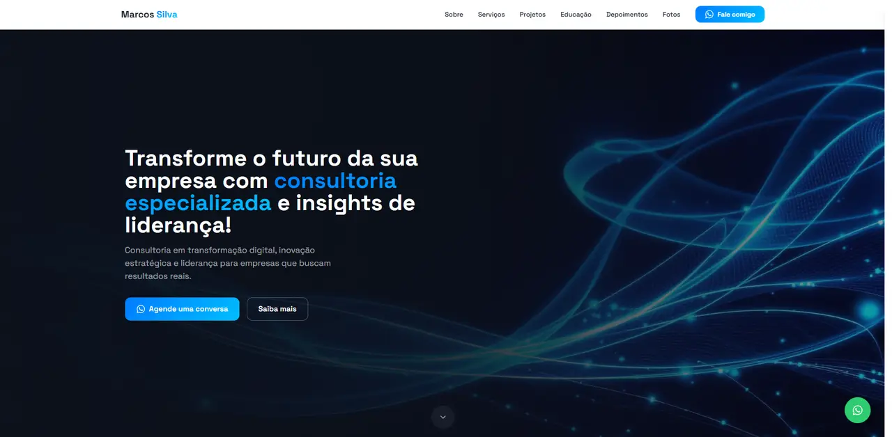 Captura de tela do projeto MPRL Silva